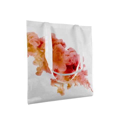 Shopper en TNT 80g/m2 résistant à la chaleur, adapté pour l'impression à sublimation - 4