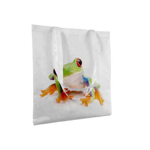 Shopper en TNT 80g/m2 résistant à la chaleur, adapté pour l'impression à sublimation - 6