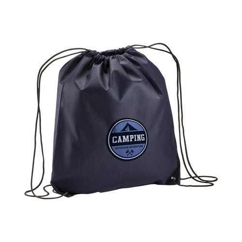 Sac à dos en TNT 80g/m2 avec fermeture réglable à cordon et angles renforcés - 3