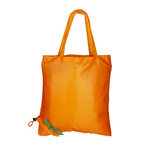 Shopper pliable en forme d'orange, mure et citron en polyester 190T avec mousqueton - 2