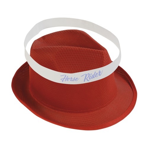 Casquette en polyester avec bande élastique 2.5 cm applicable et personnalisable - 2