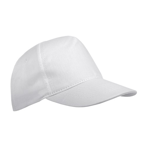 Cotton 5-panel cap with adjustable velcro strap (for kids)