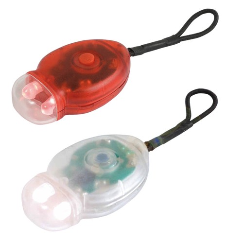 Ensemble de lumières pour vélo en plastique, à double LED, une avec lumière blanche - 3