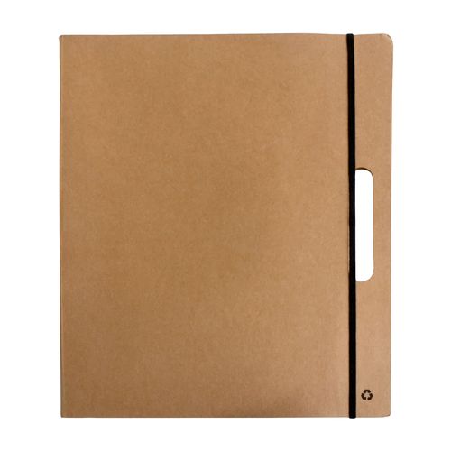 Malette porte-bloc en carton avec post-it et stylo - 1