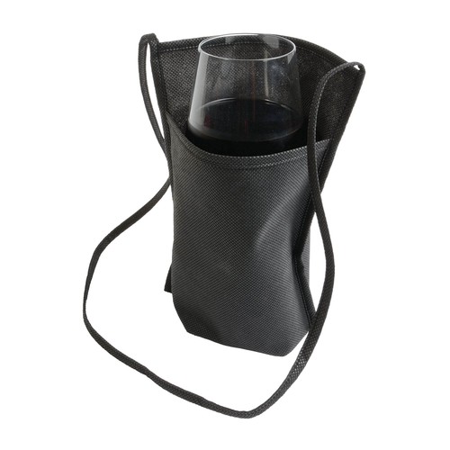 Porte-verre de dégustation tour de cou en TNT 80gr - 1