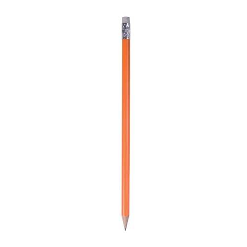 Crayon temp r e cylindrique avec gomme (h 19cm) - 1