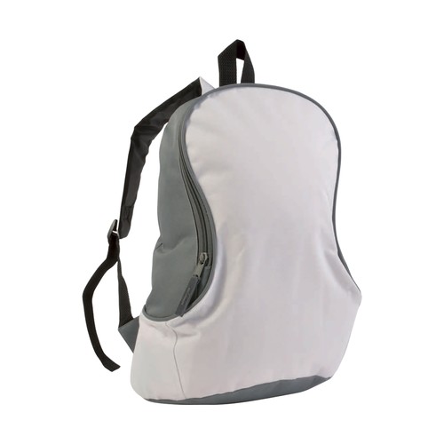 600D polyester two-tone backpack with padded straps