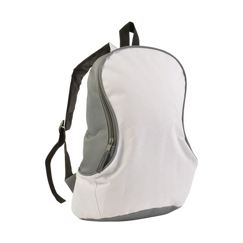 Sac à dos bicolore en polyester 600D avec bretelles rembourées - 1