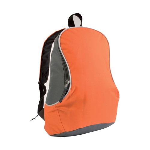 Sac à dos bicolore en polyester 600D avec bretelles rembourées personnalisé