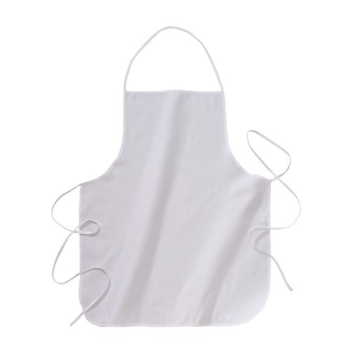Tablier long 30 % coton/70 % polyester (180g/m2),68x72 cm - 1