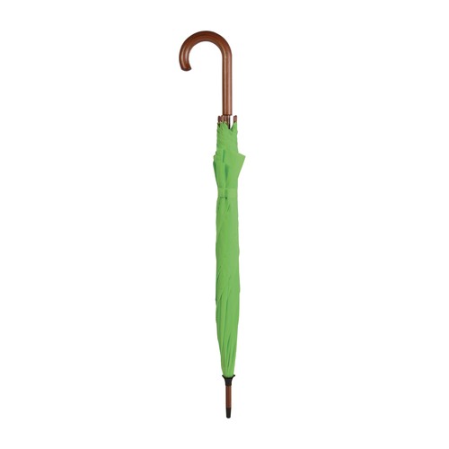 Parapluie automatique avec tige, embout et poignée en bois - 3