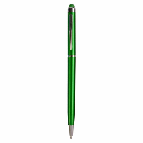 Stylo slim en plastique avec stilet écran tactile - 1