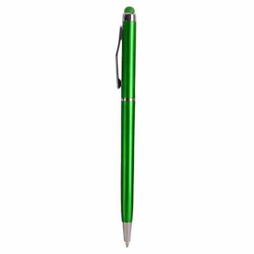 Stylo slim en plastique avec stilet écran tactile - 2