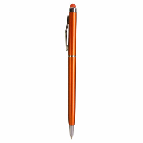 Stylo slim en plastique avec stilet écran tactile - 2