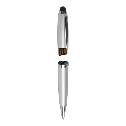 Stylo en plastique à encre noire avec clé USB 4 Gb et touch screen - 4