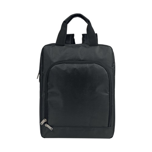 Sac à dos porte-ordinateur en polyester 840D. Poche principale porte-pc et poche frontale - 2
