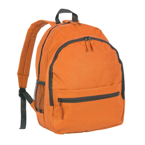 Sac à dos en polyester 600 D avec 6 poches dont 2 latérales en filet. Poche frontale - 1