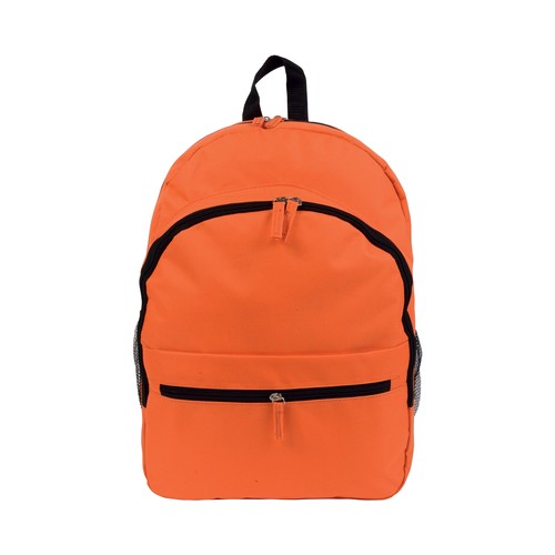 Sac à dos en polyester 600 D avec 6 poches dont 2 latérales en filet. Poche frontale - 2