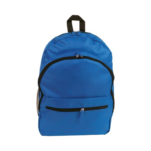 Sac à dos en polyester 600 D avec 6 poches dont 2 latérales en filet. Poche frontale - 2