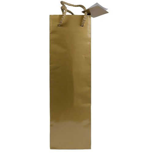 Shopper avec soufflet porte-bouteille en carte laminée 157 g/m2 avec renforcement au fond, - 2