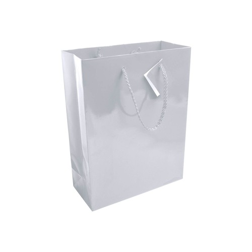 Shopper avec soufflet en carte laminée 157 g/m2 - 1