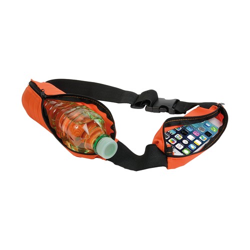 Sac banane slim en tissus spandex élastique, avec 2 poches et ceinture réglable - 3