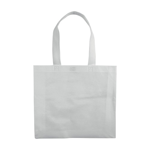 Shopper avec soufflet en TNT 80g/m2 thermosoudé, anses longues - 2