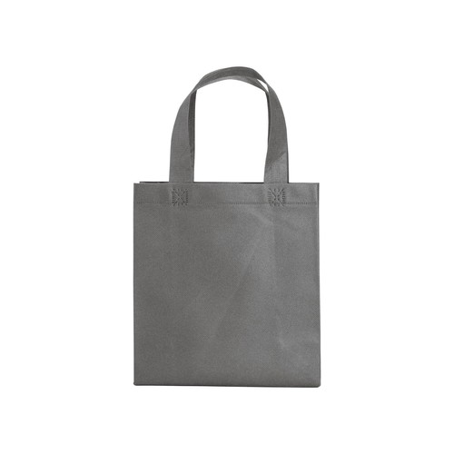 Shopper mini avec soufflet en TNT 80g/m2, anses courtes - 2