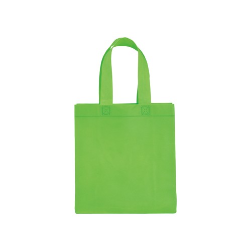 Shopper mini avec soufflet en TNT 80g/m2, anses courtes - 2
