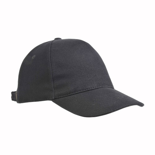 Casquette en coton épais brossé, 5 panneaux, fermeture en métal personnalisée