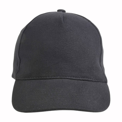 Casquette en coton épais brossé, 5 panneaux, fermeture en métal - 2