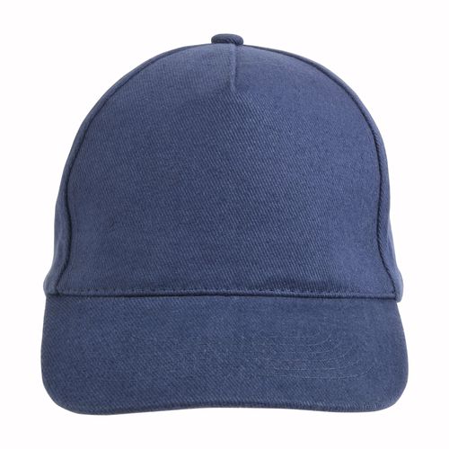 Casquette en coton épais brossé, 5 panneaux, fermeture en métal - 2