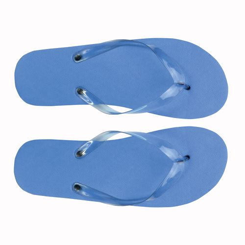 Tong UNISEXE avec semelle en PE (114 g) et lanière en PVC transparente. Taille unique - 2