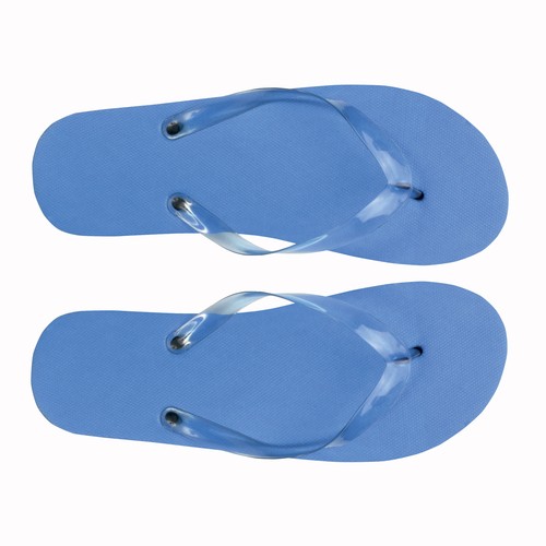 Tong UNISEXE avec semelle en PE (114 g) et lanière en PVC transparente. Taille unique - 2