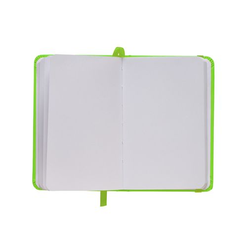 Bloc notes avec elastique et pages neutres - 2