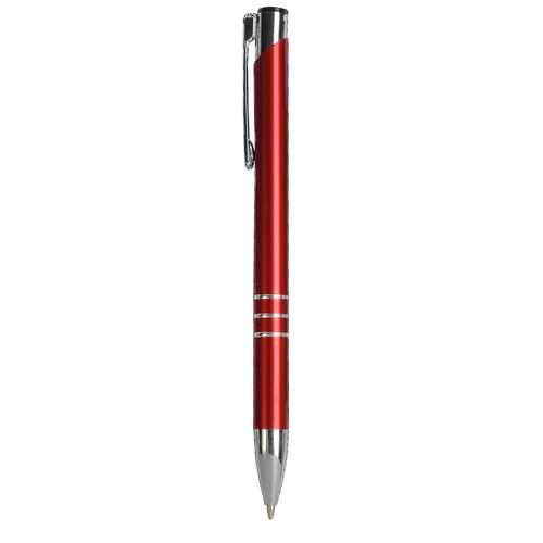 Stylo à bille en métal avec 3 anneaux - 2