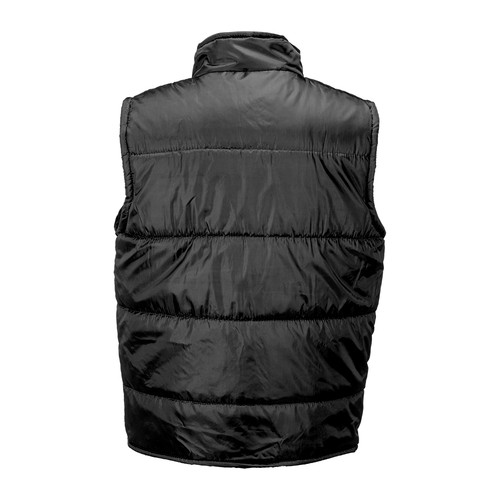 Veste rembourrée sans manche en polyester doublé avec 2 poches latérales, avec fermeture é - 2