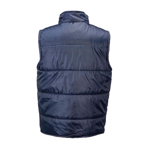 Veste rembourrée sans manche en polyester doublé avec 2 poches latérales, avec fermeture é - 2