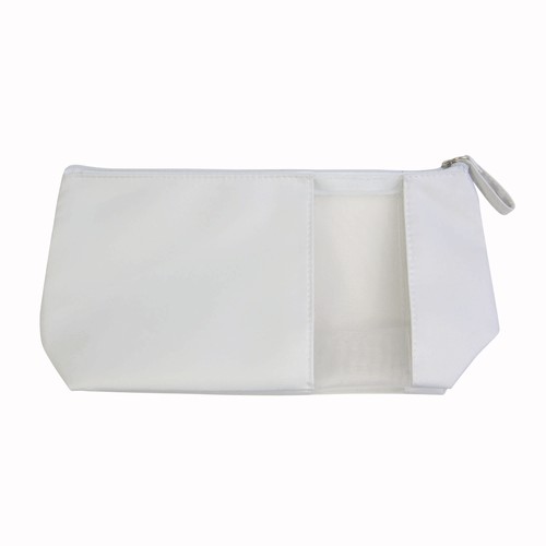 Trousse de toilette en microfibre avec fermeture éclair et fenetre perforée (26x25x9cm) - 2