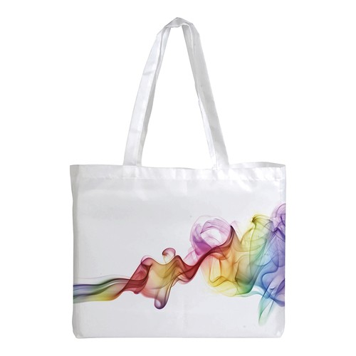 Shopper en polyester 420 D résistant à la chaleur, adapté pour l'impression à sublimation, - 3