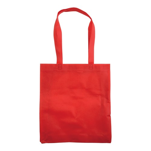 Shopper avec soufflet en TNT 80g/m2 thermosoudé, anses longues - 2
