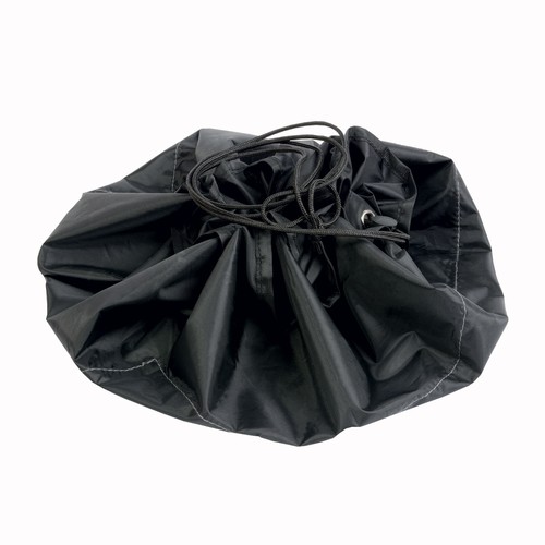 Tapis repose-pieds en polyester repliable et transformable en sac pour vetements humides ( - 4
