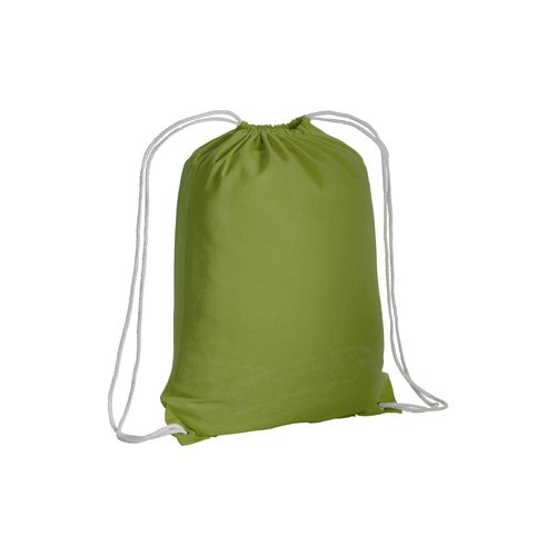 Sac à dos en coton 135 g/m2 avec fermeture réglable à cordon - 1