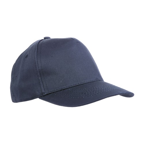 Casquette en polyester, 5 panneaux, fermeture velcro - 1