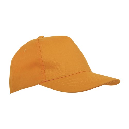 Casquette en polyester, 5 panneaux, fermeture velcro - 1