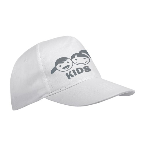 Casquette en polyester, 5 panneaux, fermeture velcro pour enfant - 3
