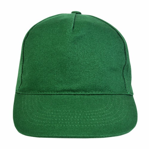 Casquette en coton épais brossé, 5 panneaux, fermeture velcro - 2