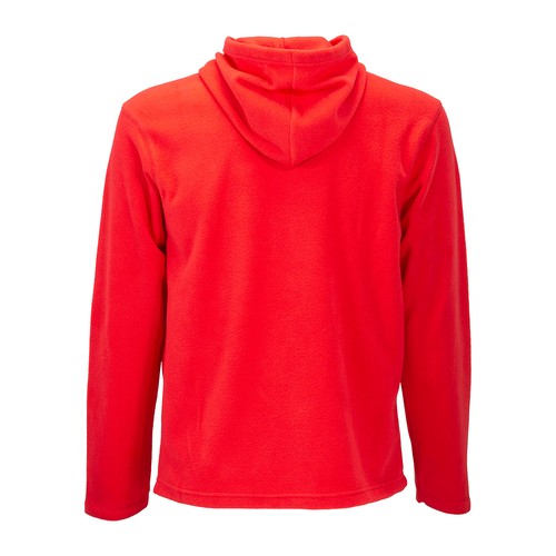 Sweat homme à fermeture éclair en micropolaire 180 g/m2 avec capuche et poche frontale kan - 2