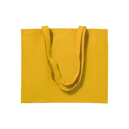 Shopper avec soufflet en coton 200 g/m2, anses longues - 2