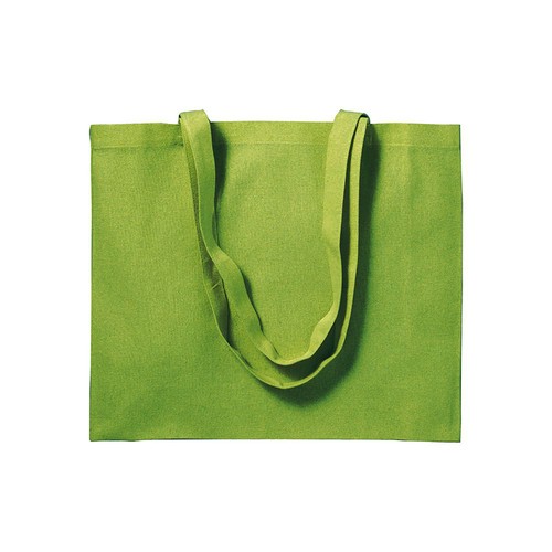 Shopper avec soufflet en coton 200 g/m2, anses longues - 2